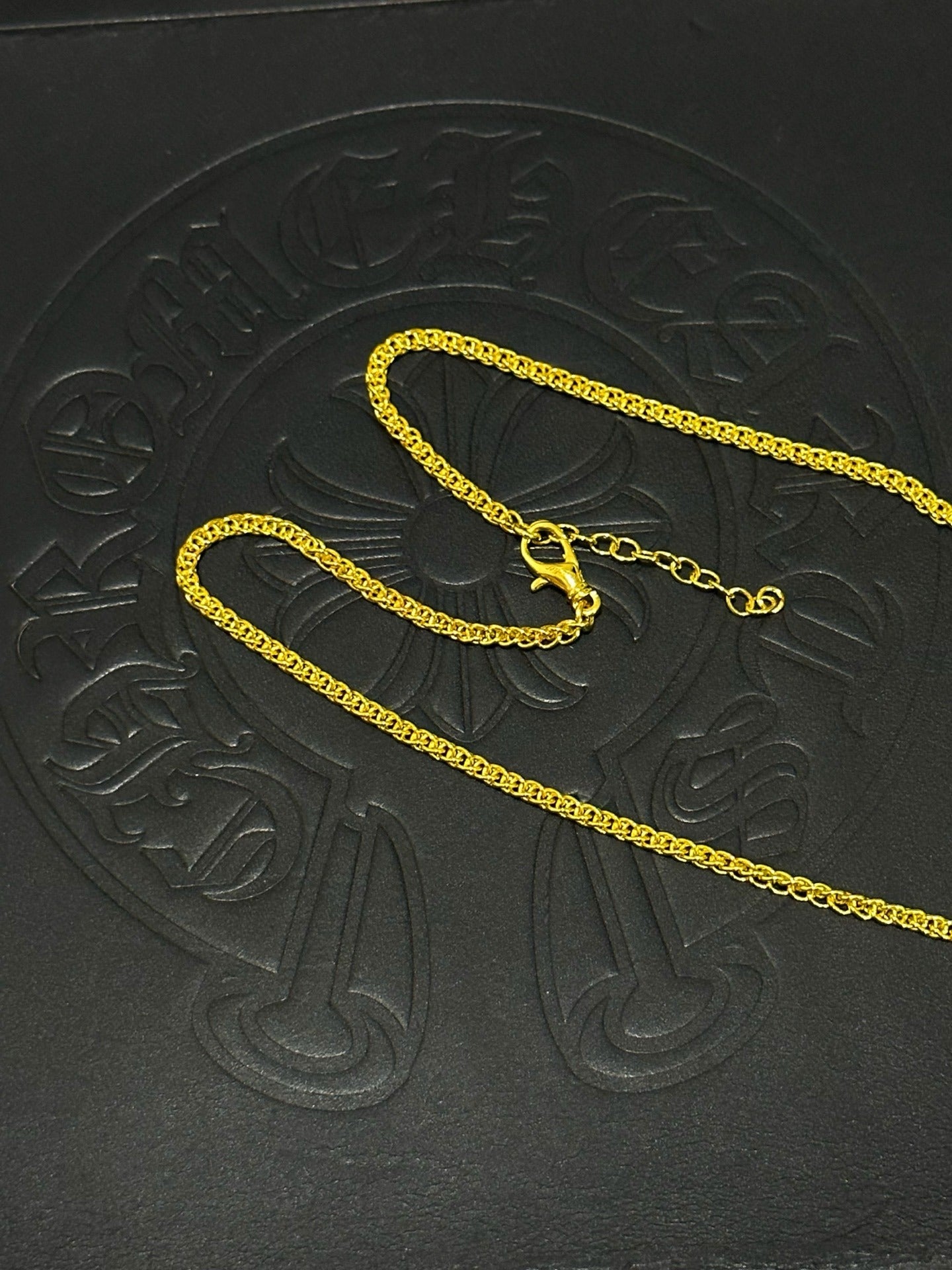 Chrome Hearts Sterling Silver Cross Necklace