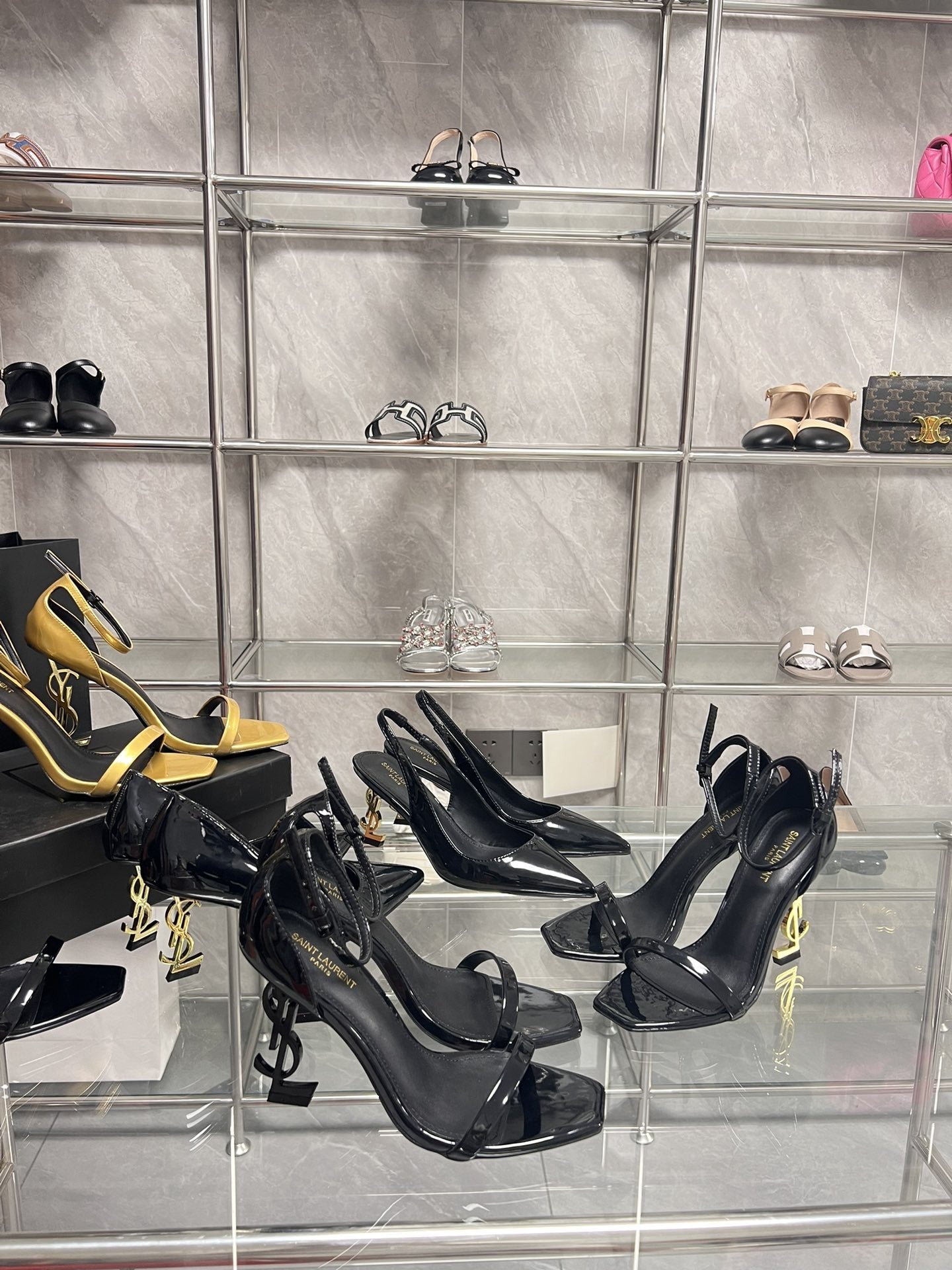 Saint Laurent Leather Heels