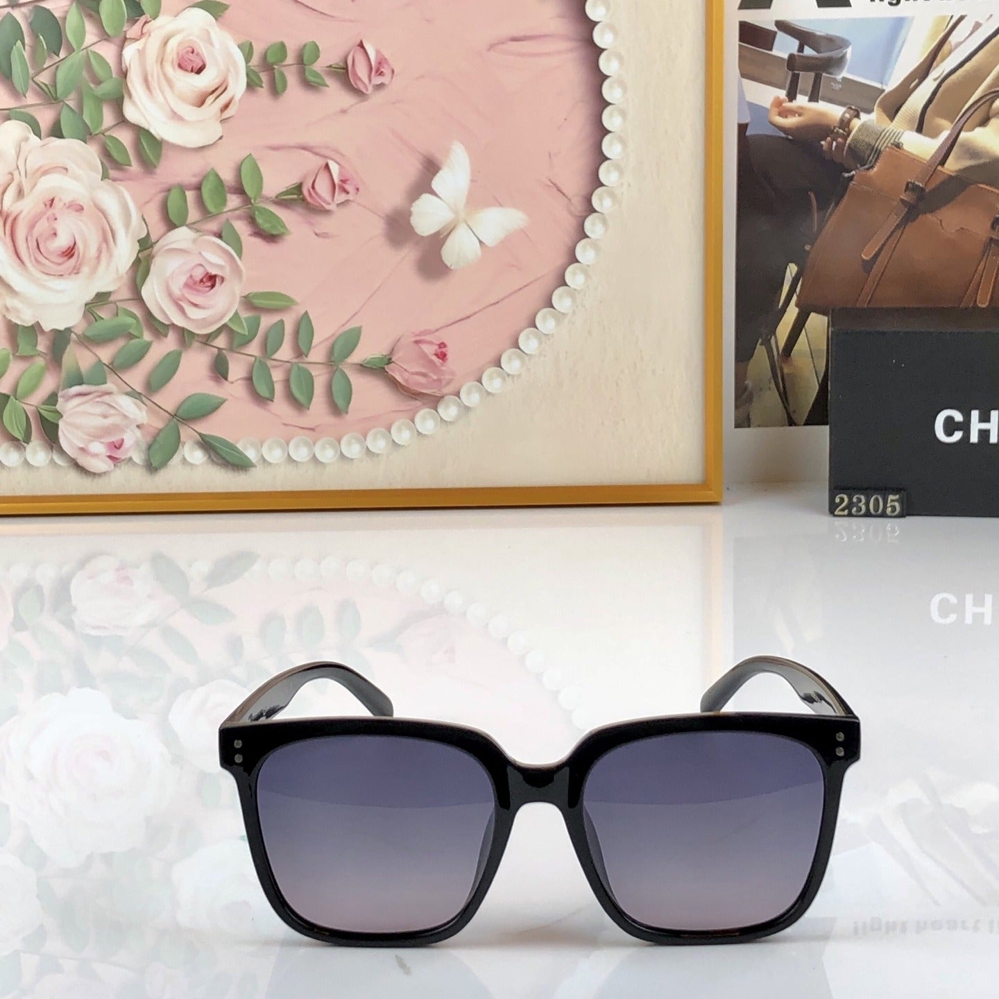 Chanel Vintage-Finish Sunglasses