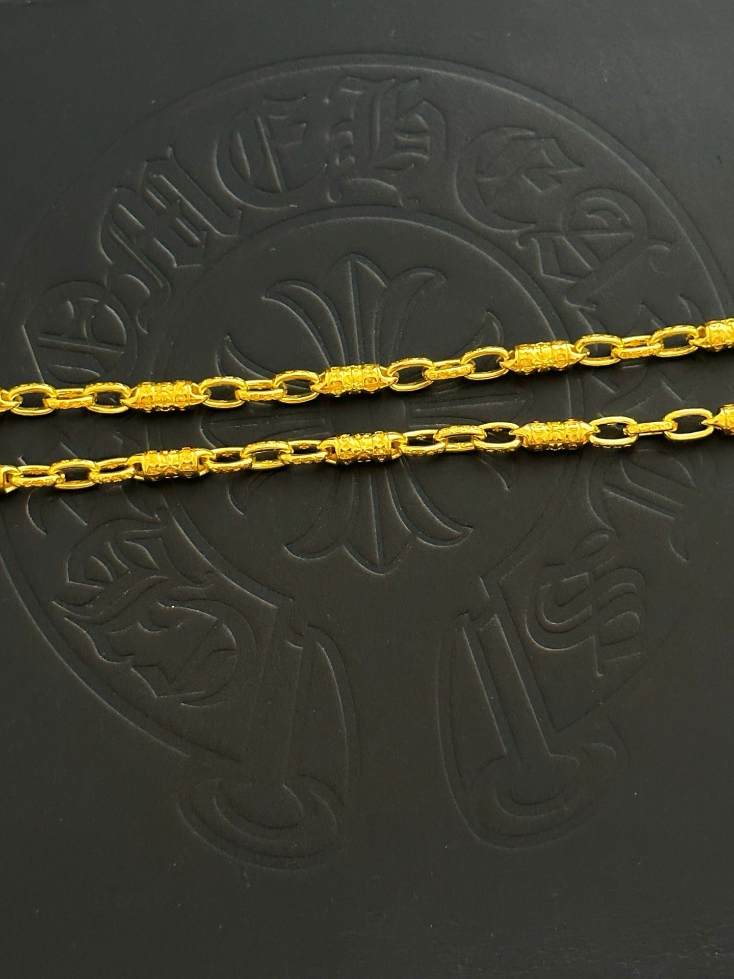 Chrome Hearts Sterling Silver Cross Necklace