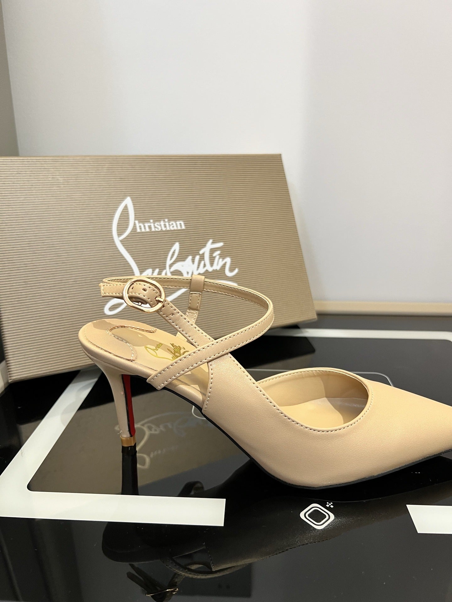 Christian Louboutin Black Sandals