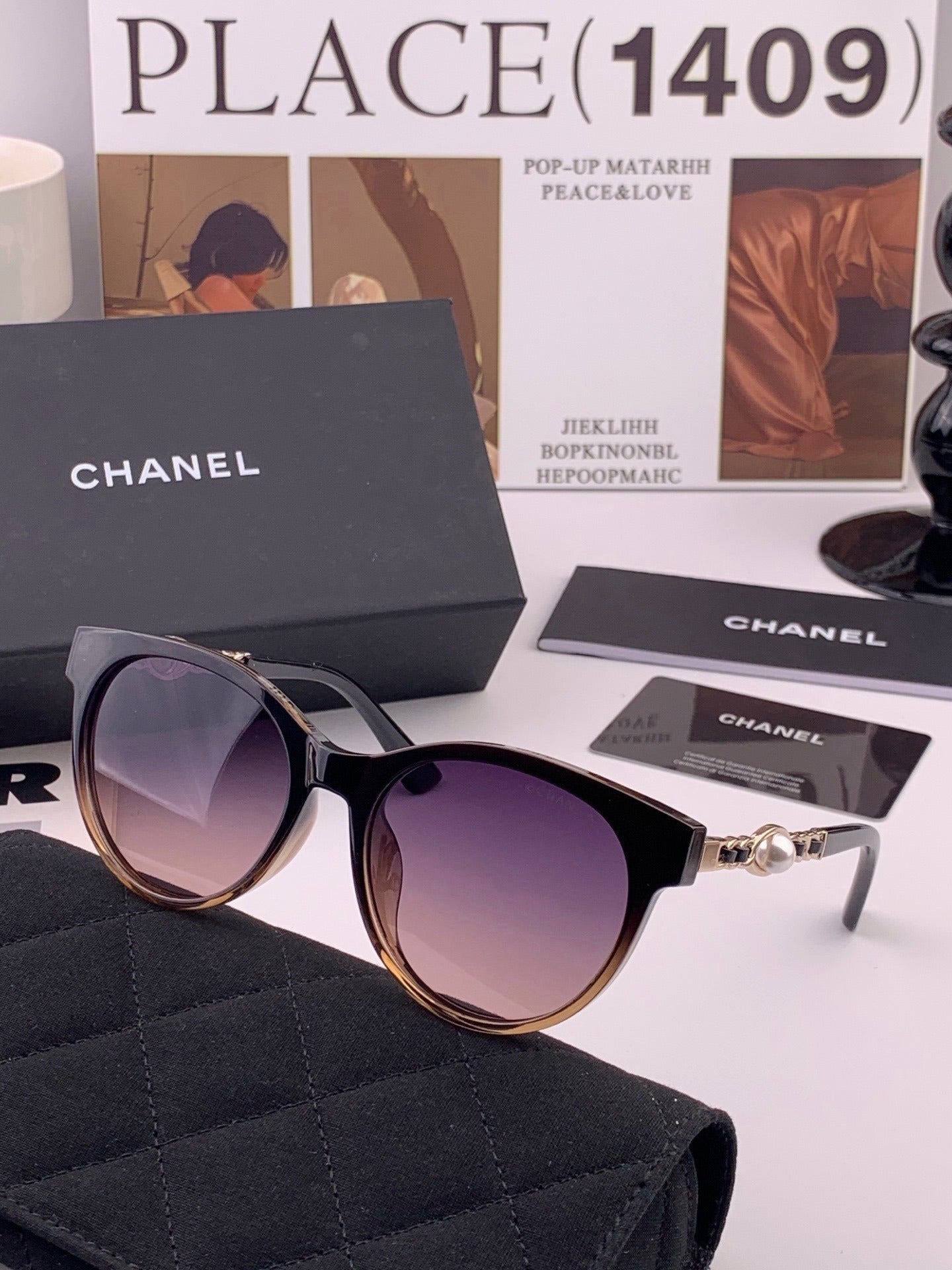 Chanel Pearl Sunglasses