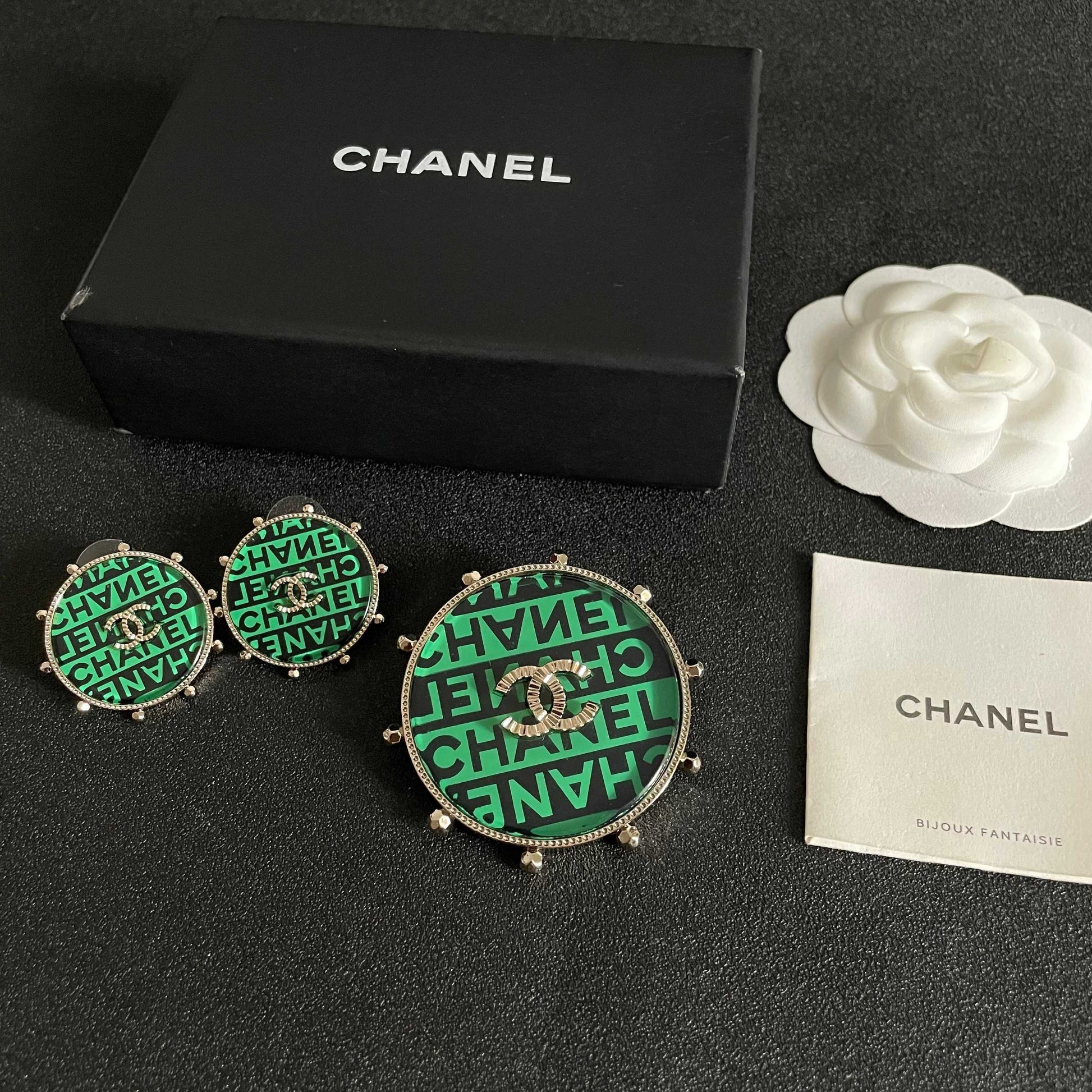 Chanel Logo Brooch