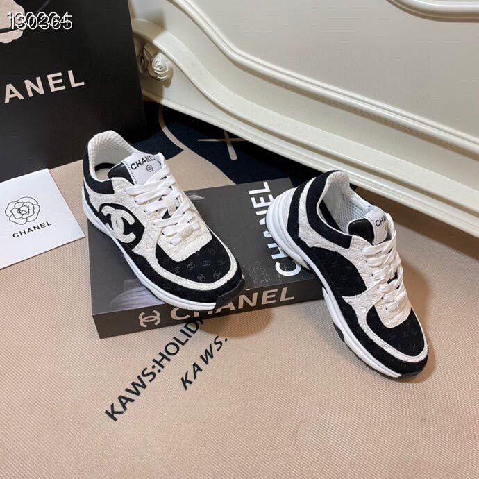 Chanel Leather Logo Shoes