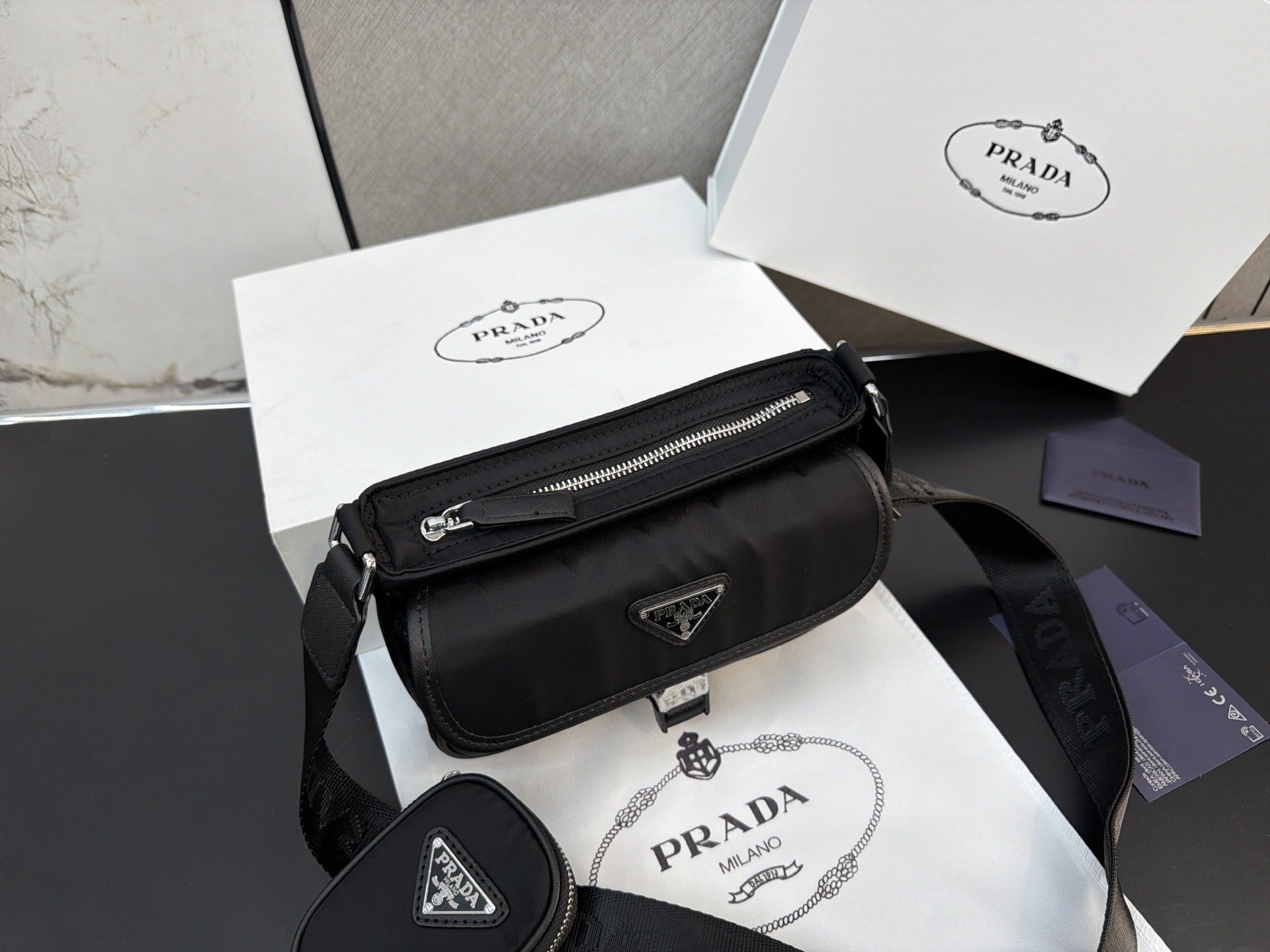 Prada Nylon Shoulder Bag