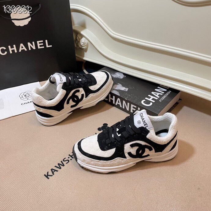 Chanel Leather Logo Shoes