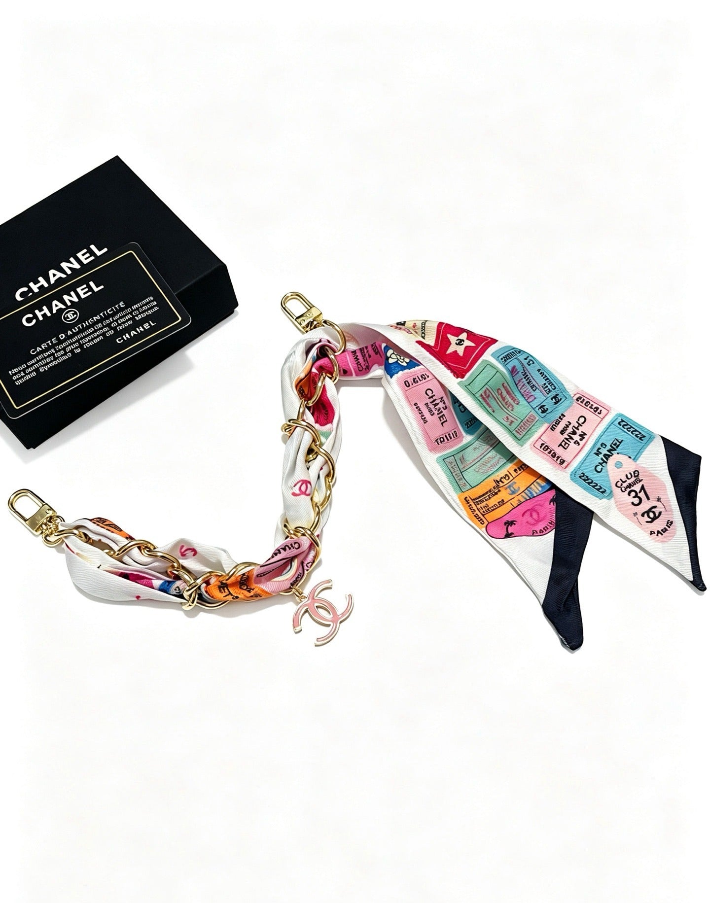 Chanel Vintage-Finish Keychain