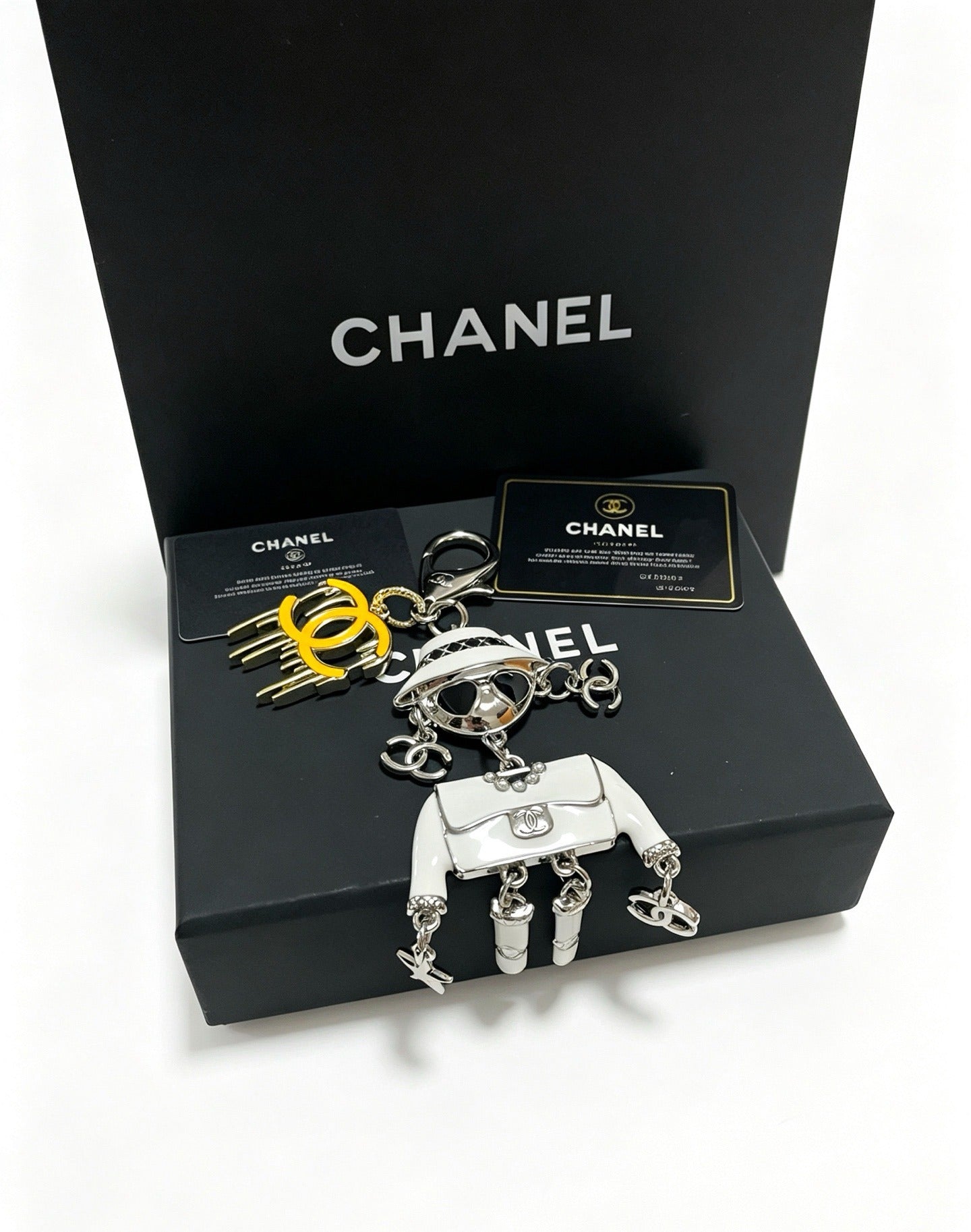 Chanel Vintage-Finish Keychain
