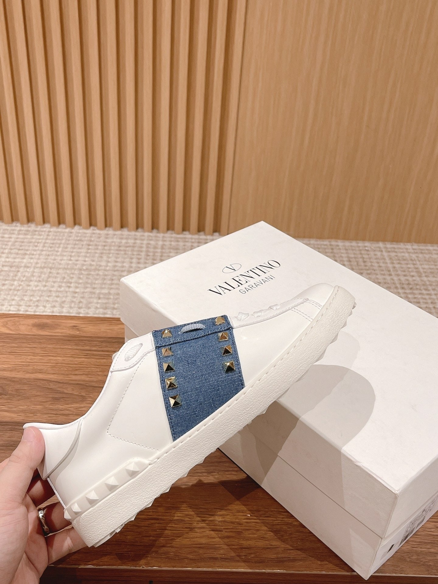 Valentino Denim Sneakers
