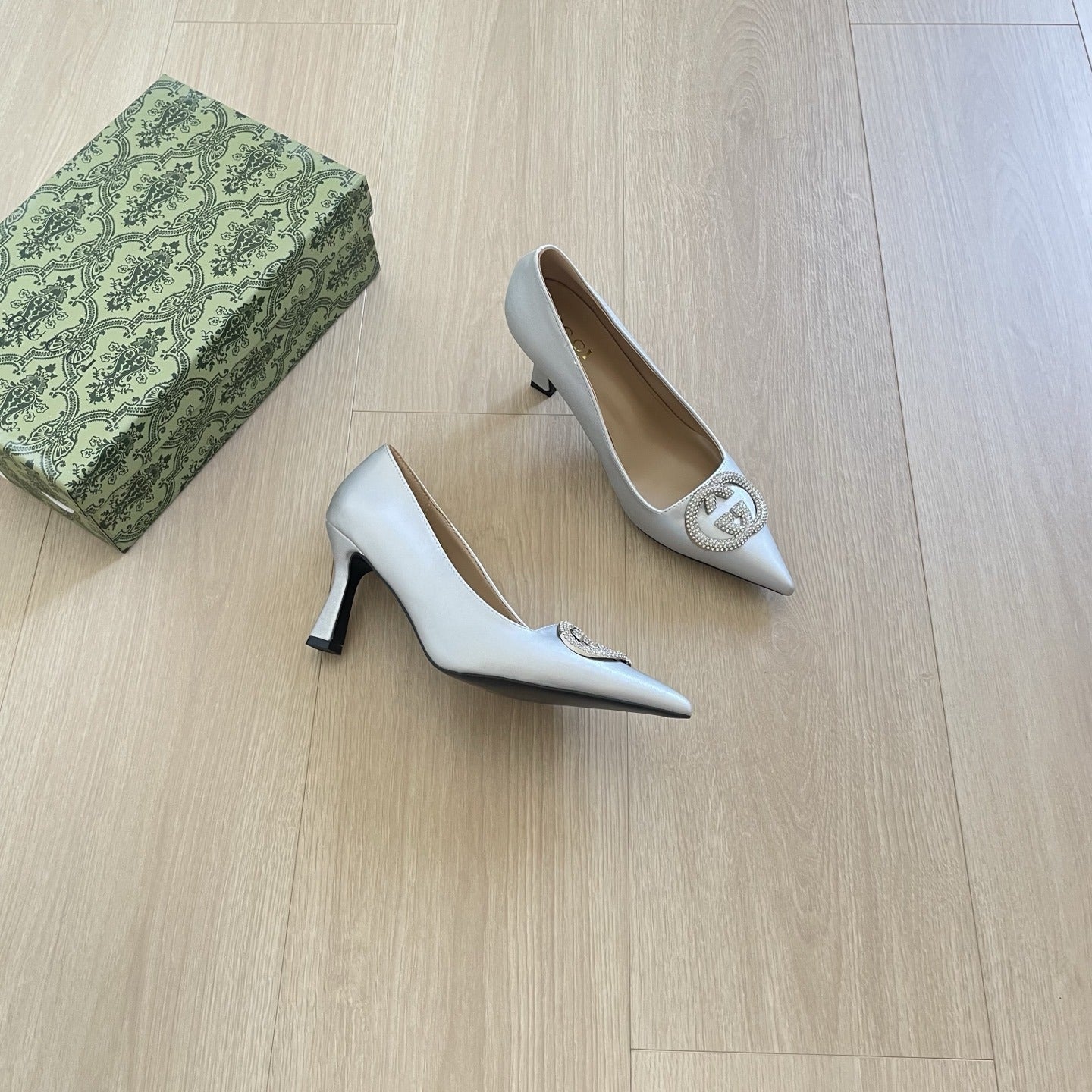 Gucci Crystal Heels