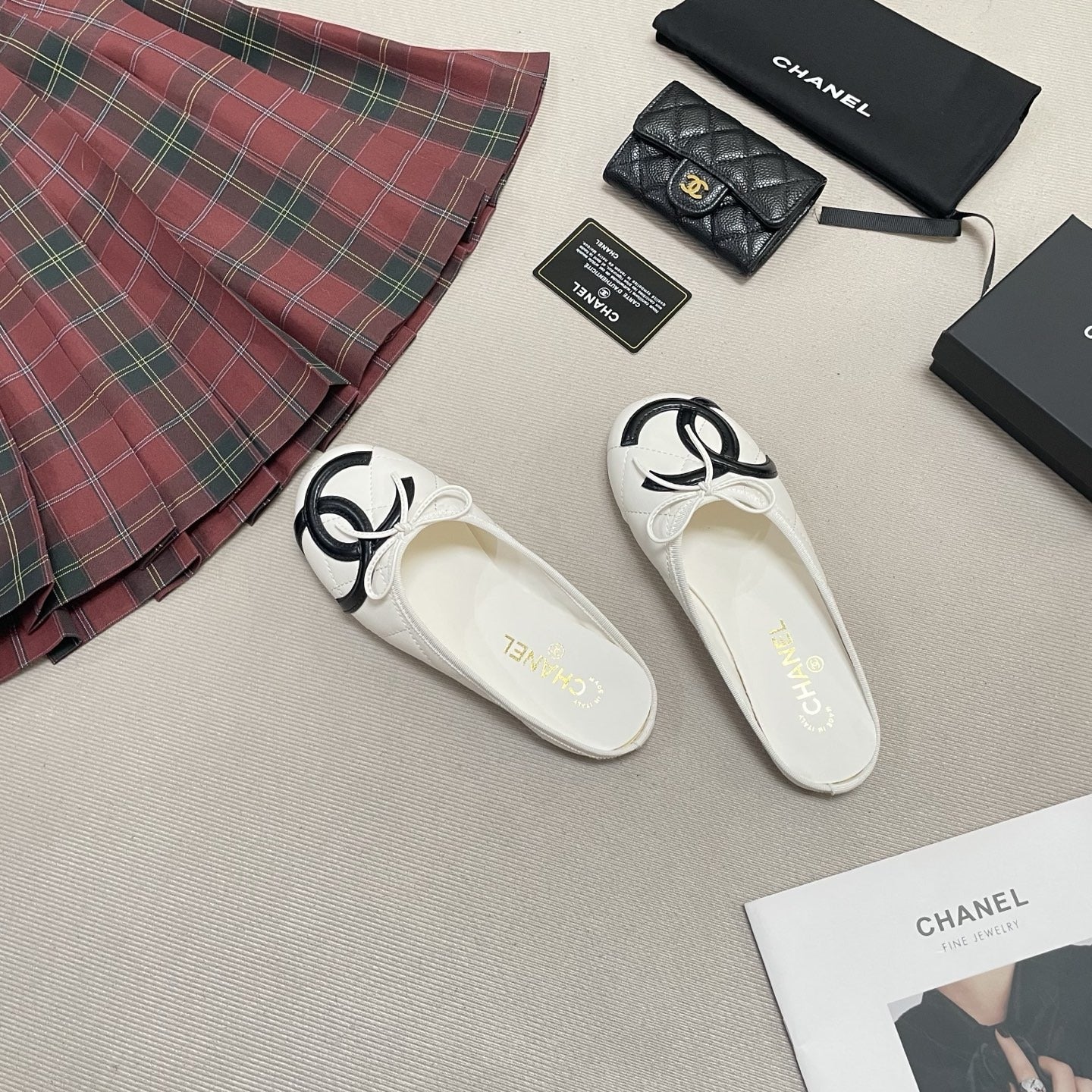 Chanel Leather Ballet Flats