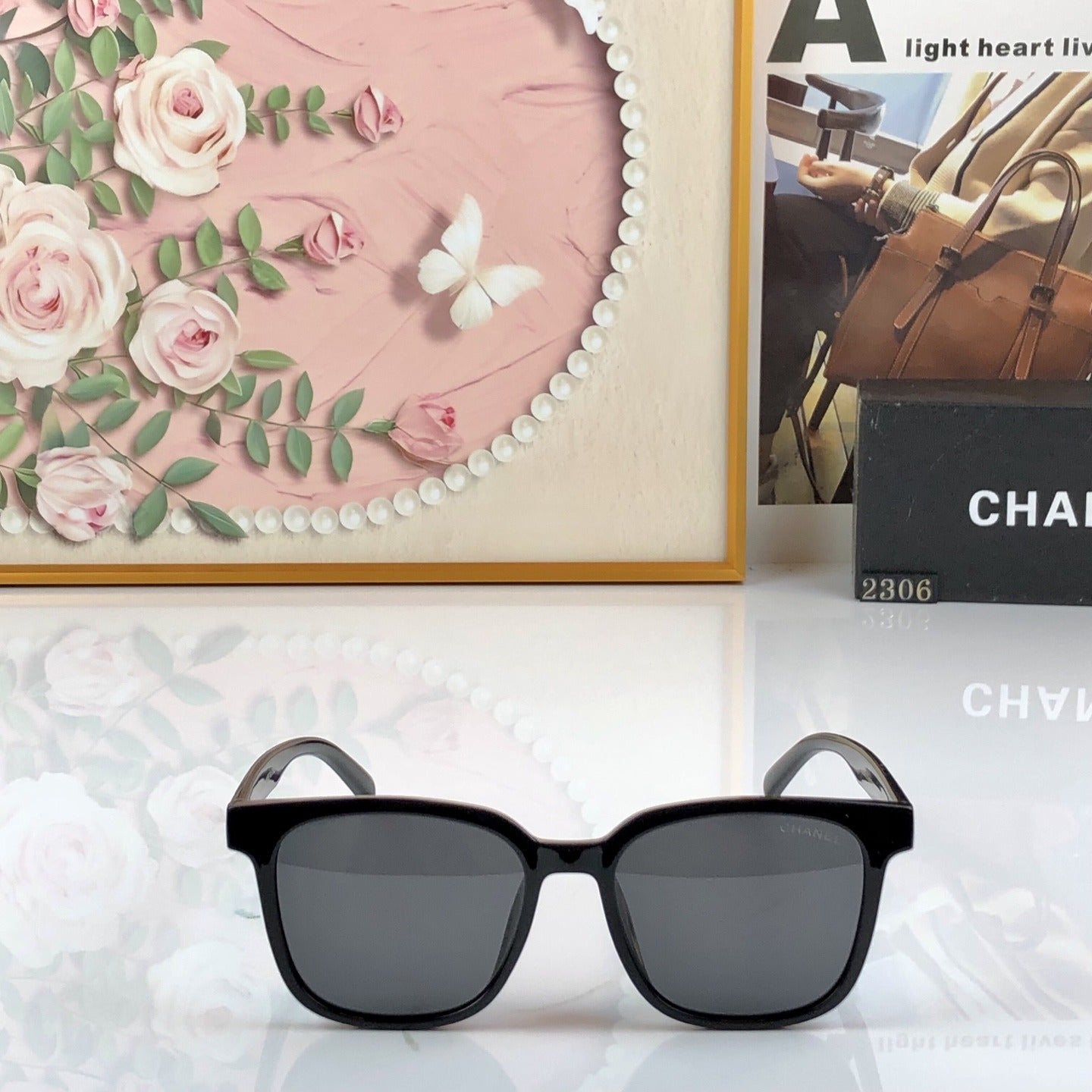 Chanel Vintage-Finish Sunglasses