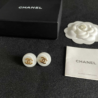 Chanel Logo Earrings