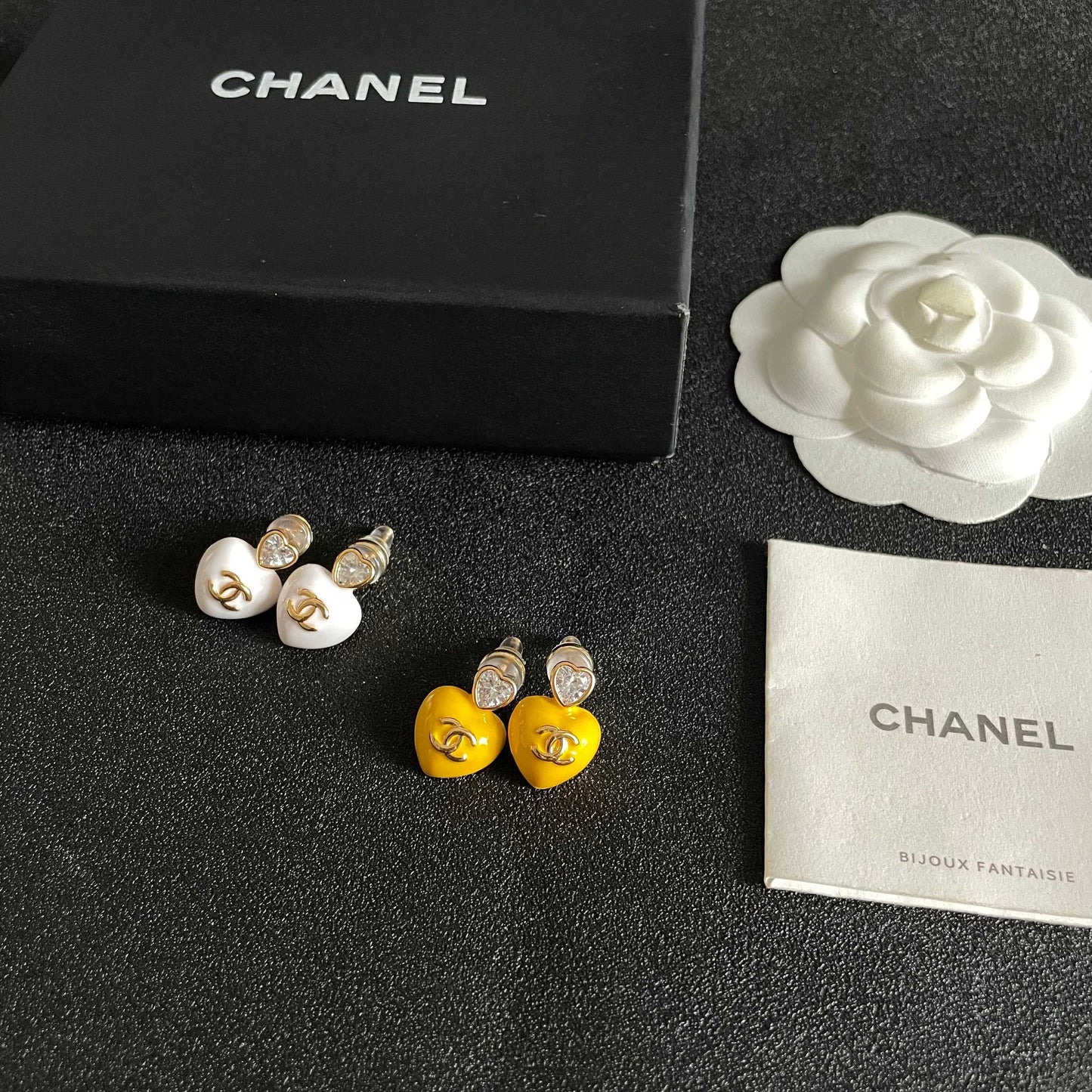 Chanel Logo Earrings