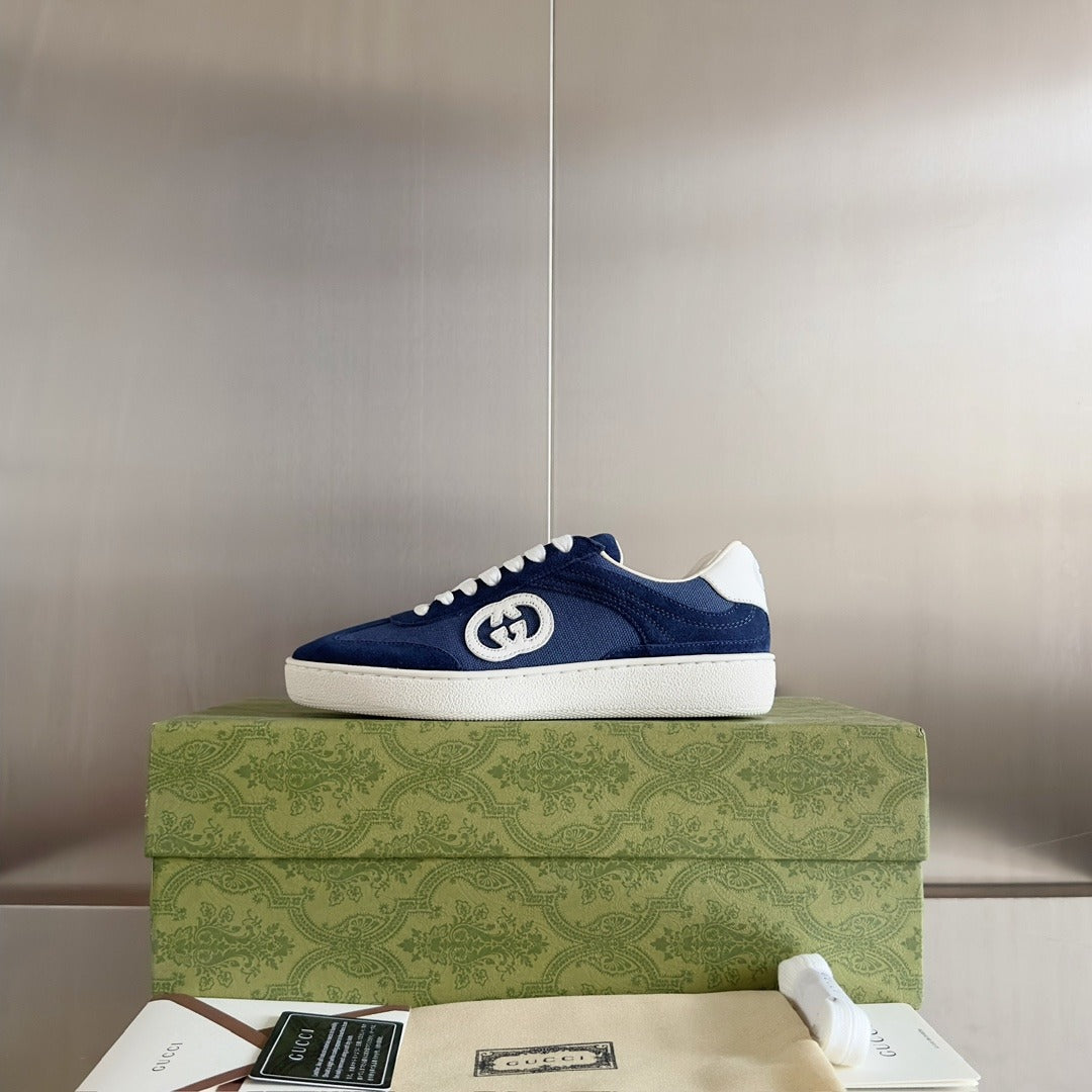 Gucci Leather Logo Sneakers