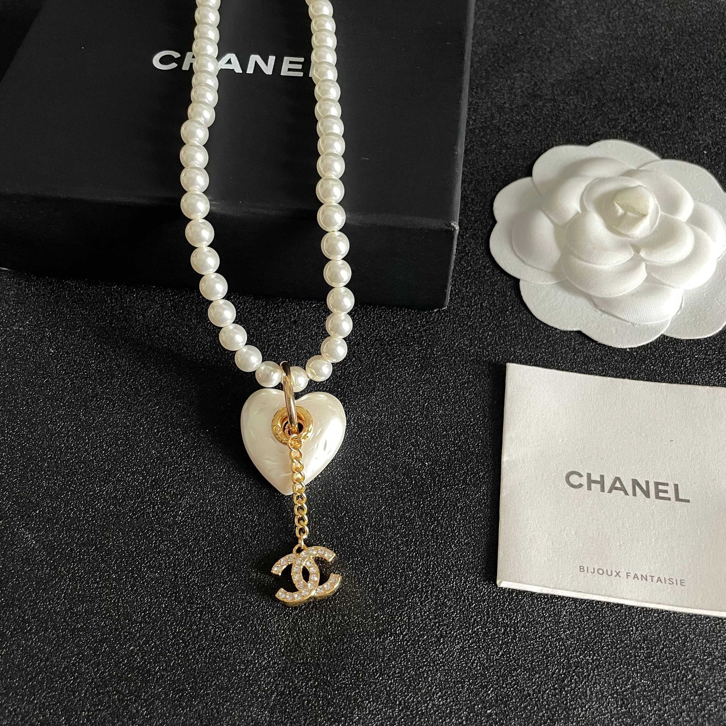 Chanel Logo Necklace