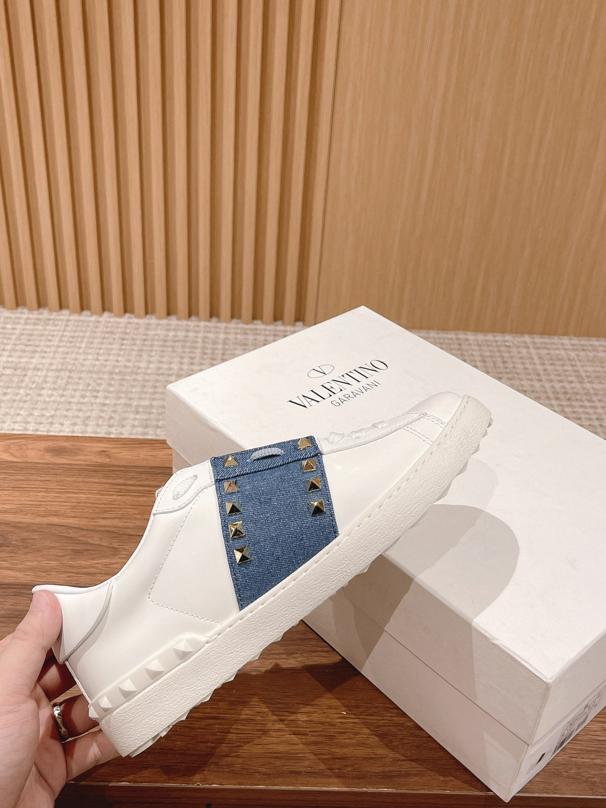 Valentino Denim Sneakers