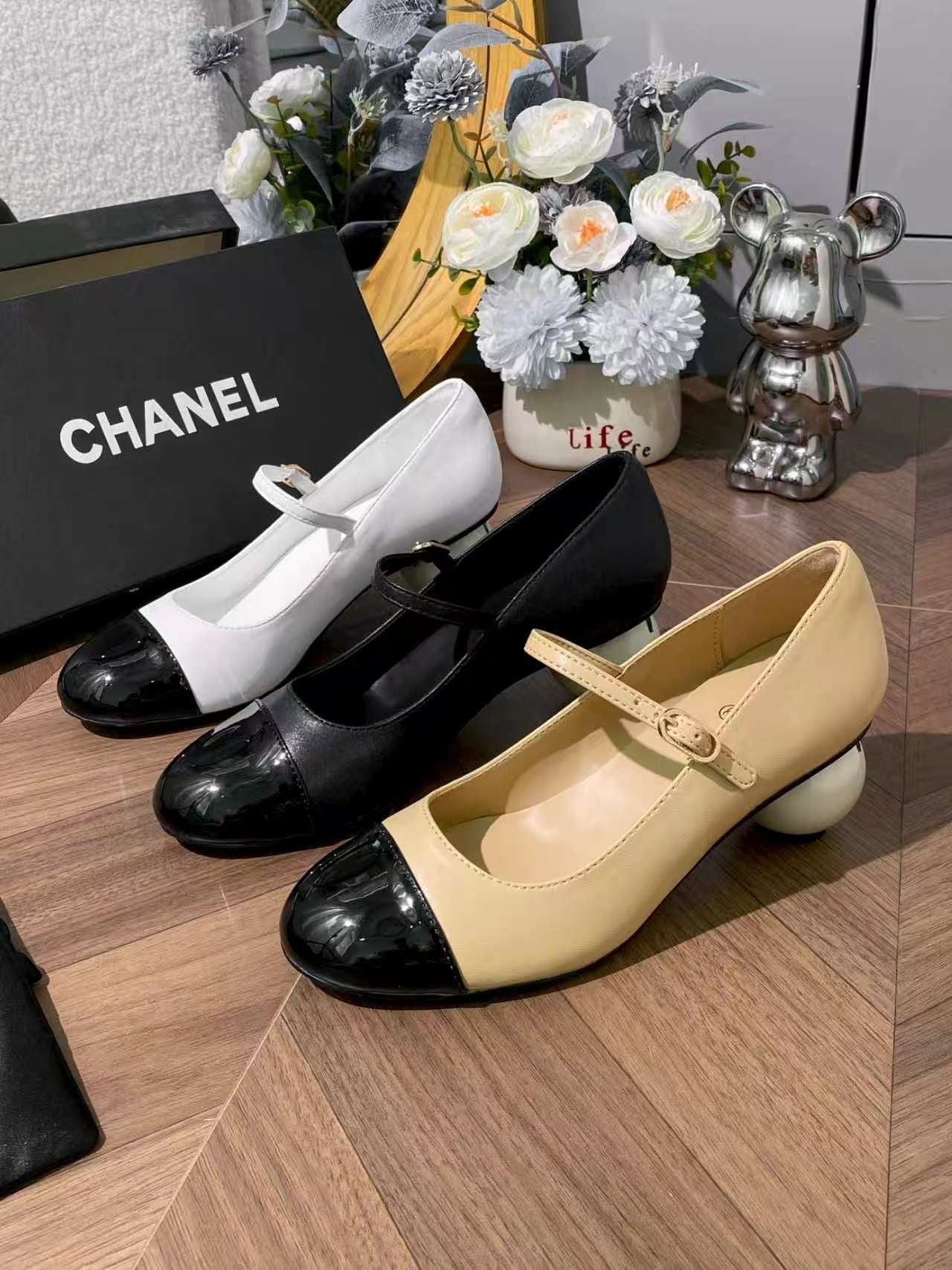 Chanel Pearl Shoes