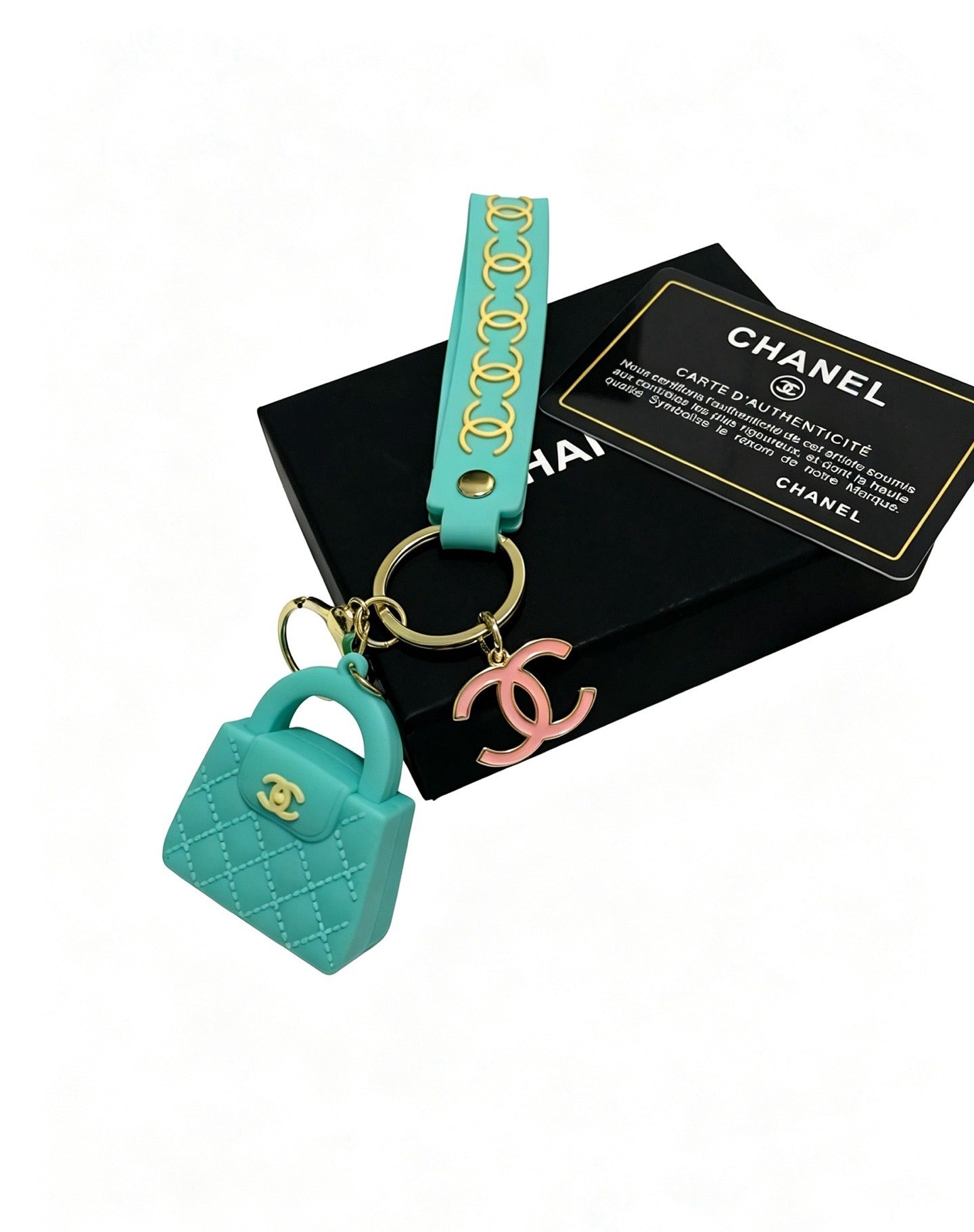 Chanel Vintage-Finish Keychain