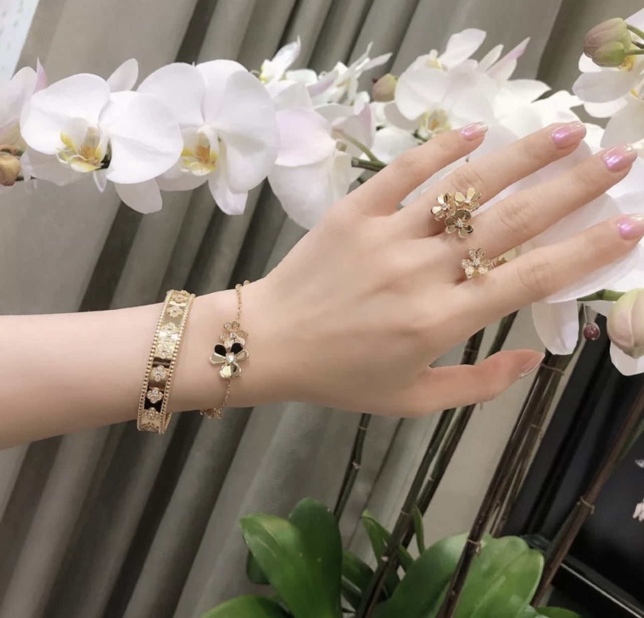 Van Cleef & Arpels Brass Bracelet