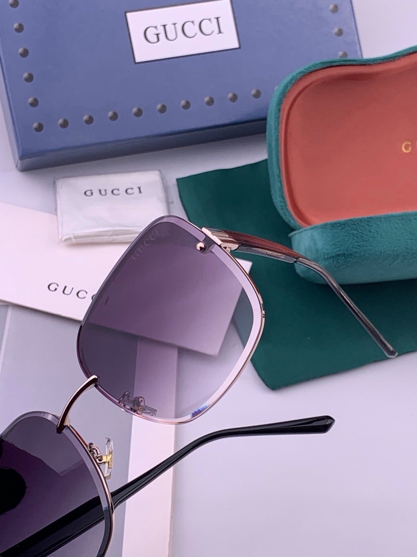 Gucci Nylon & Stainless Steel Sunglasses