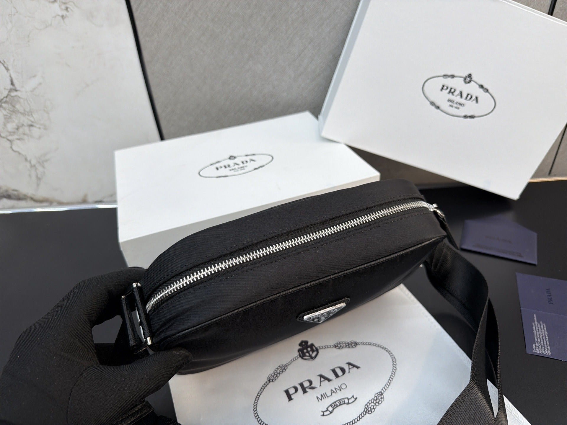 Prada Nylon Shoulder Bag