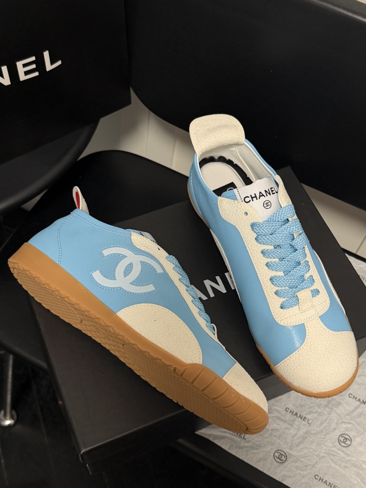 Chanel Leather Sneakers