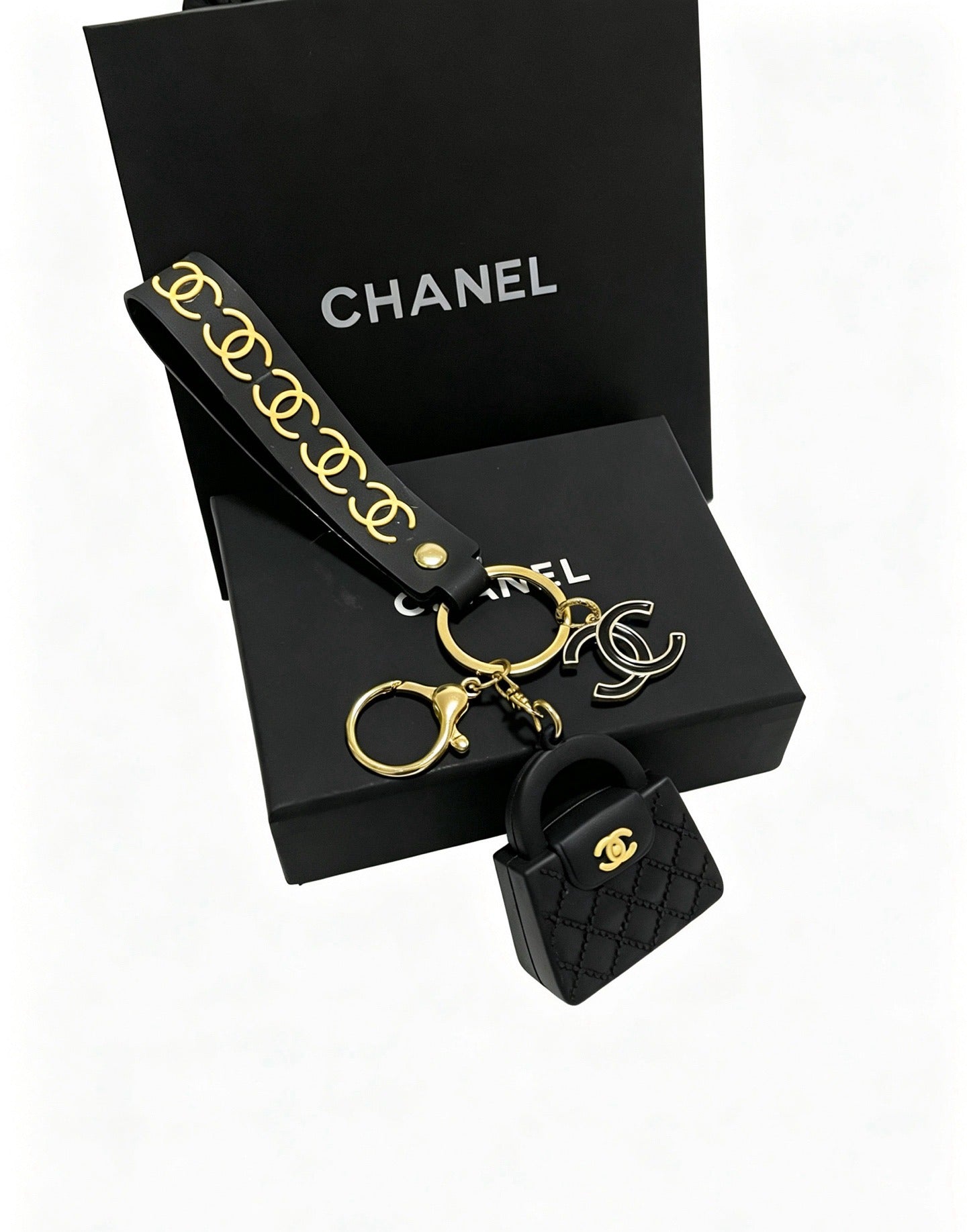Chanel Vintage-Finish Keychain