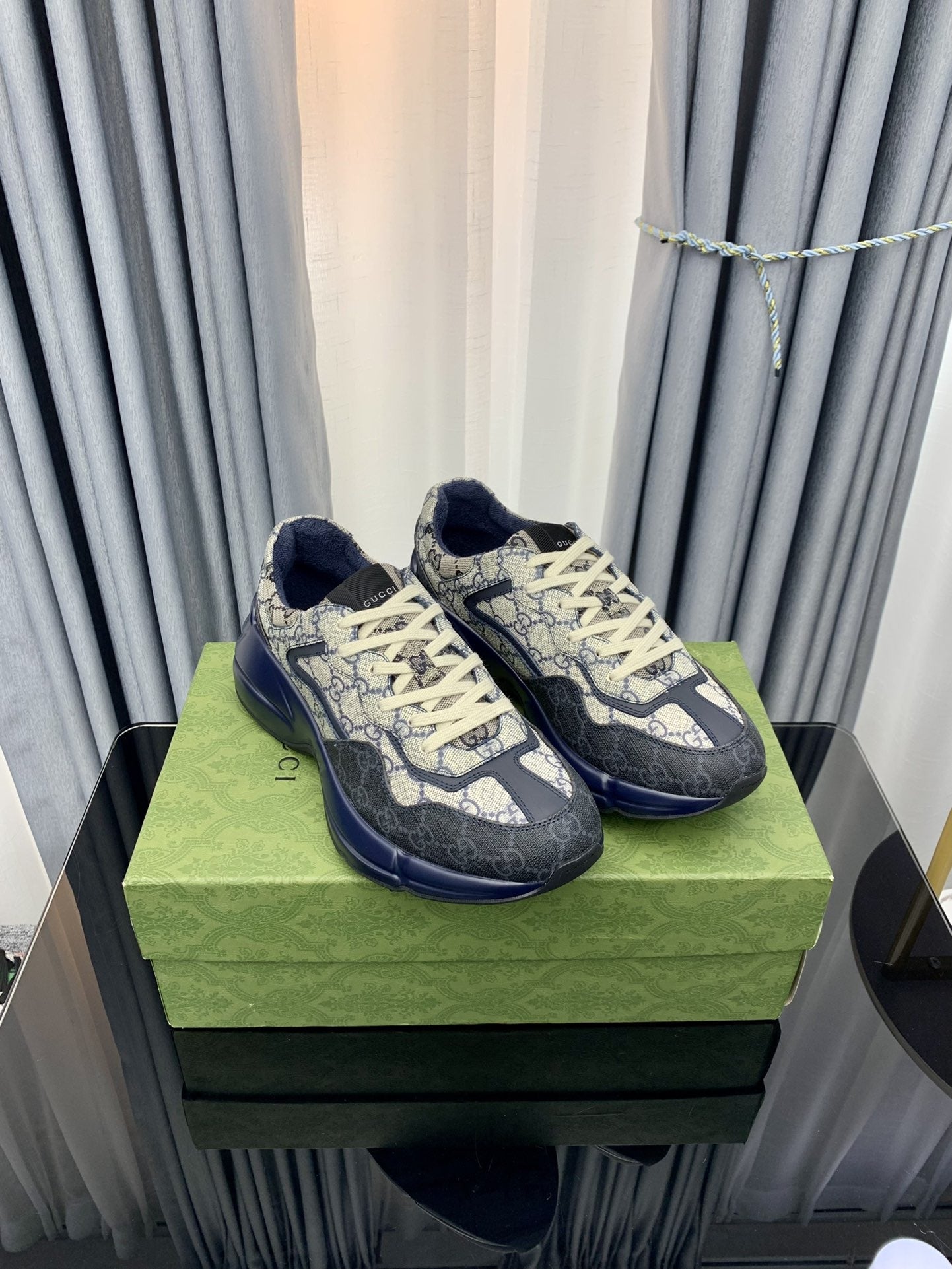 Gucci Lambskin Leather Sneakers