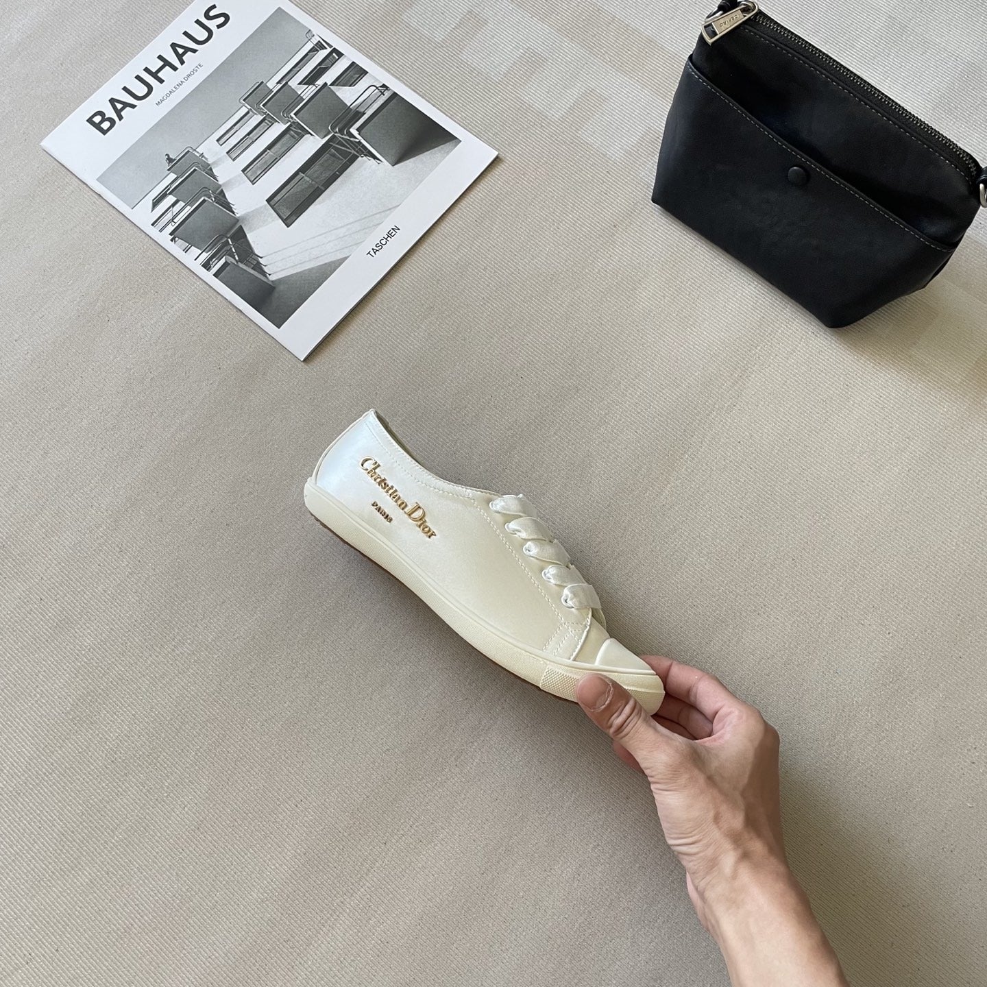 Dior Leather Logo Sneakers