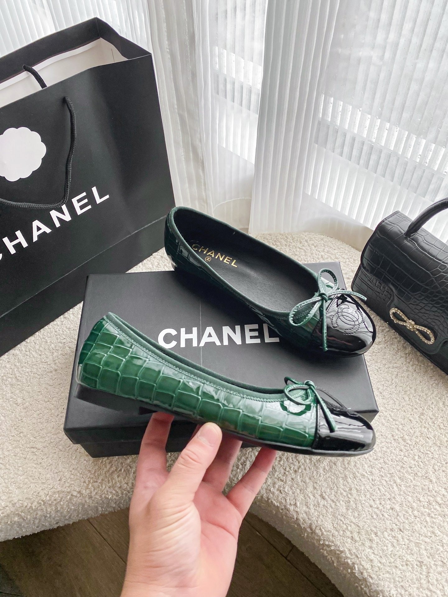 Chanel Bow Shoes