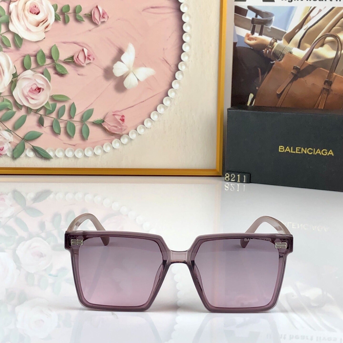 Balenciaga Vintage-Finish Sunglasses