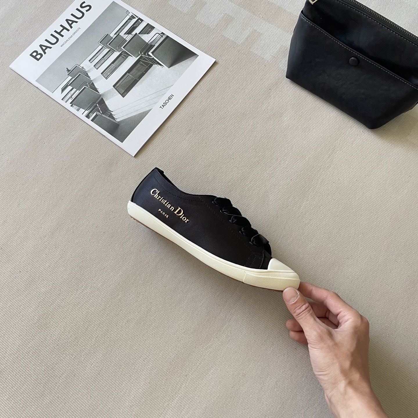 Dior Leather Logo Sneakers