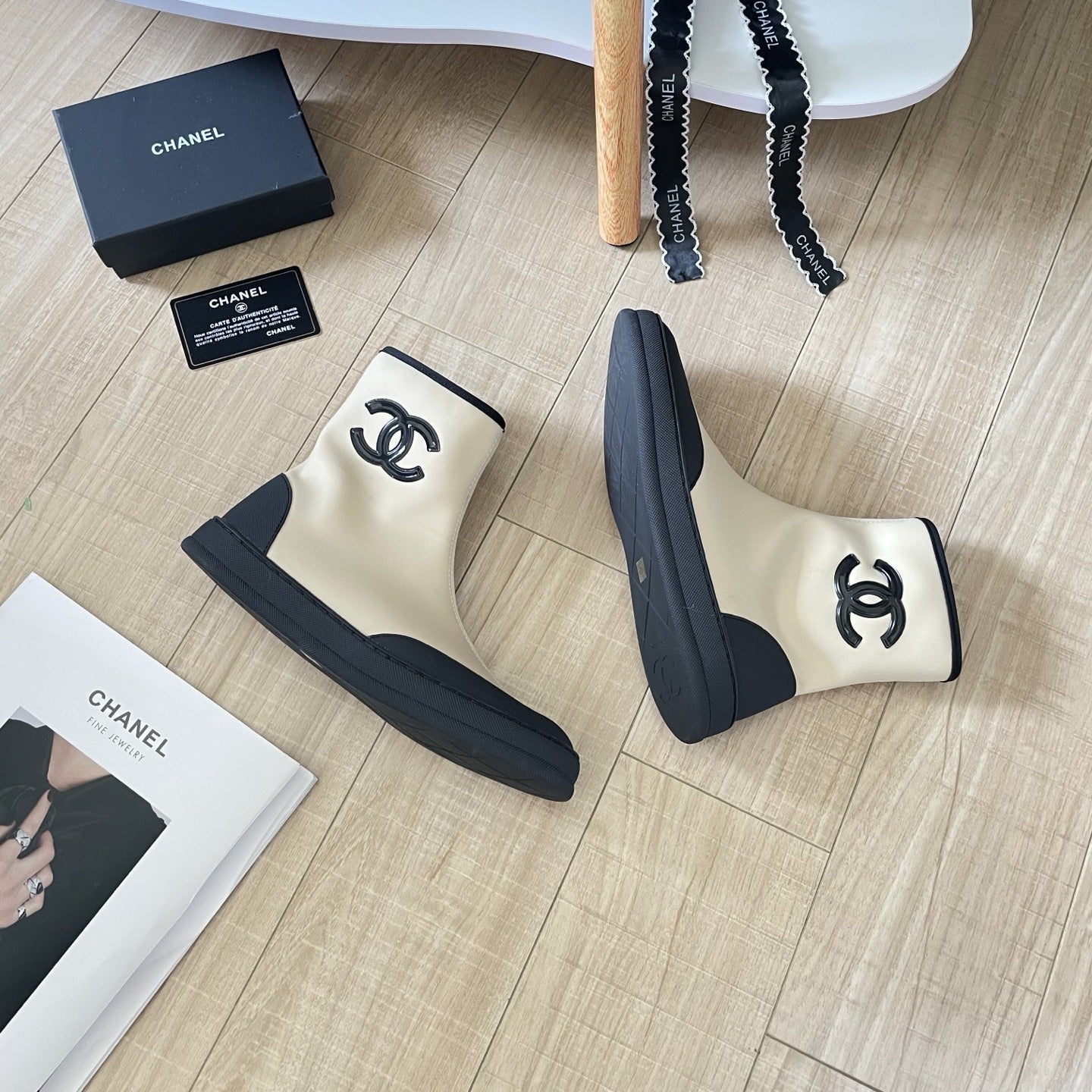Chanel Leather Boots