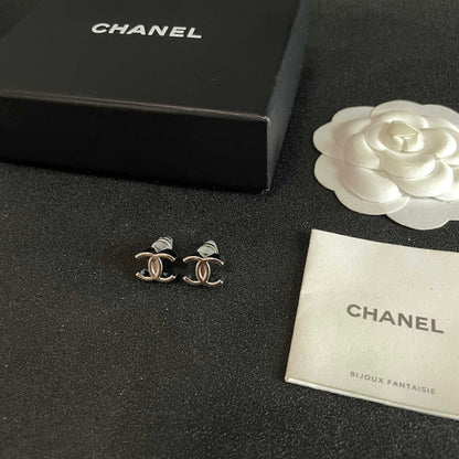 Chanel Logo Earrings