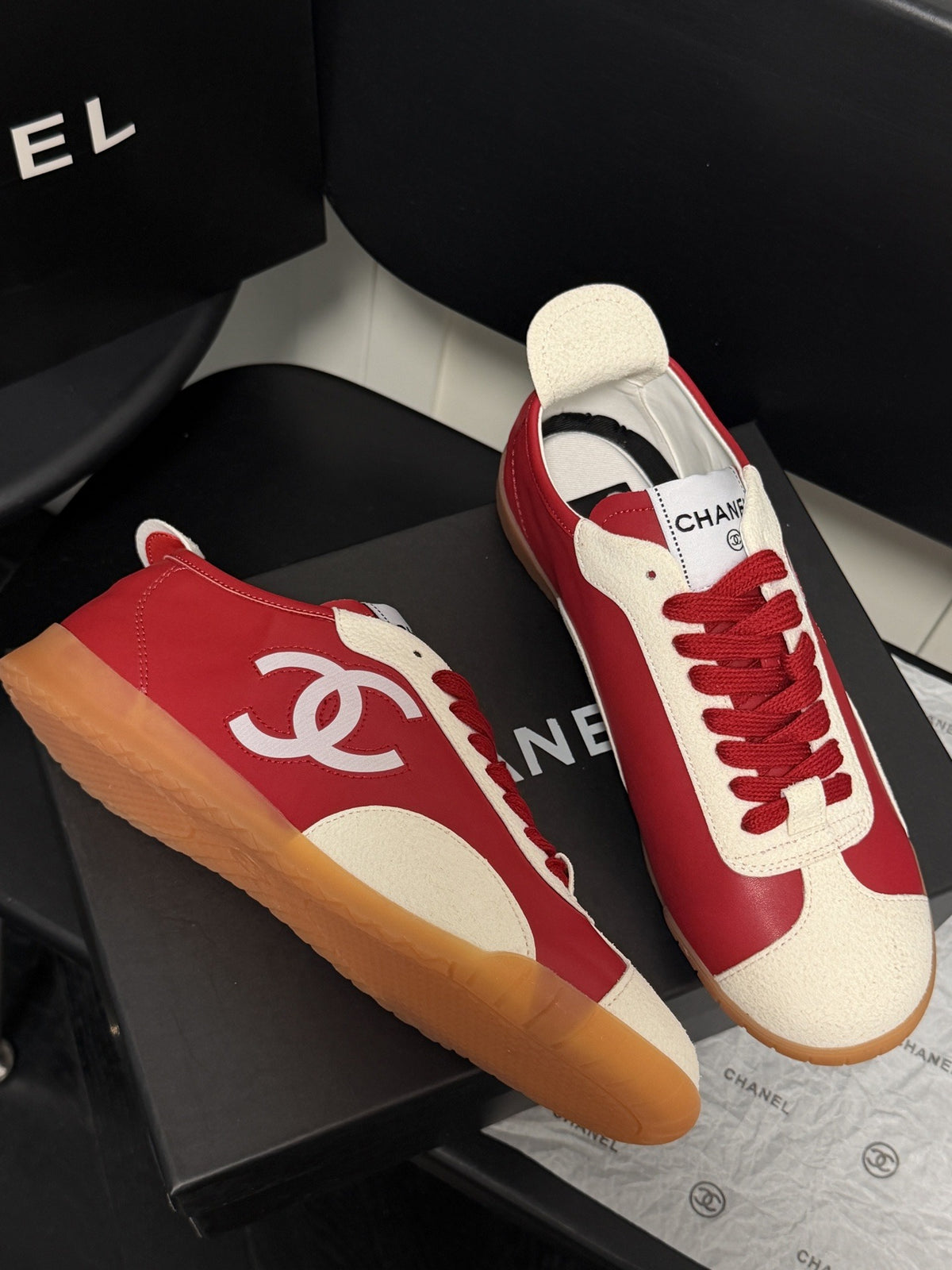 Chanel Leather Sneakers