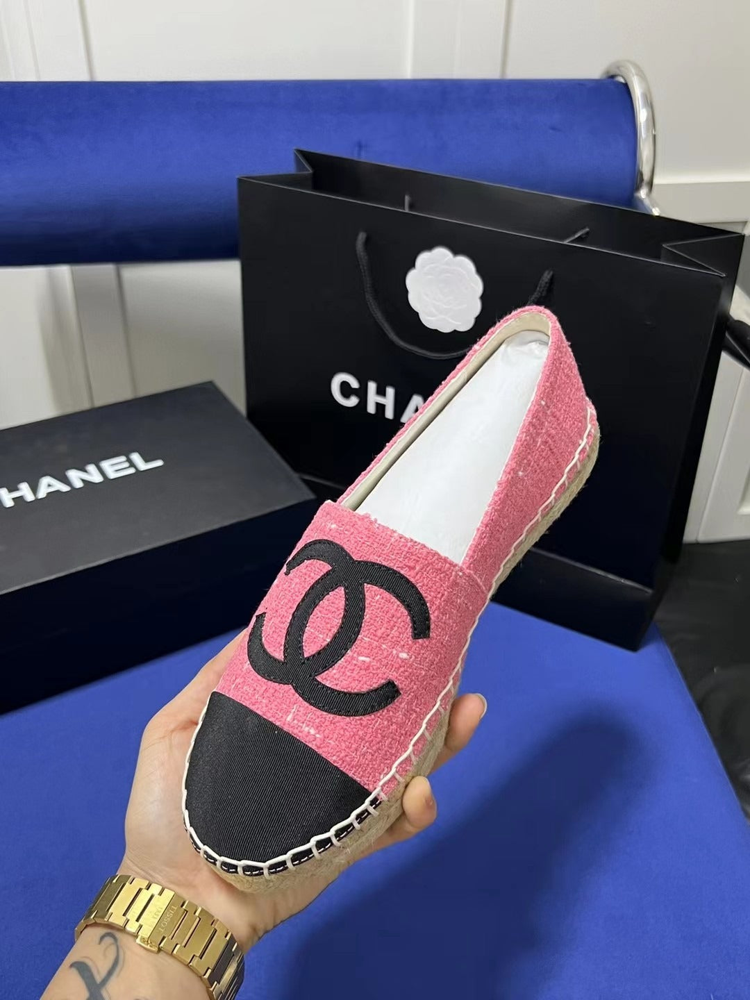 Chanel Canvas Shoes