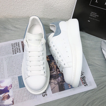 Alexander McQueen Lambskin Leather Logo Sneakers