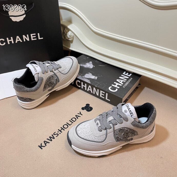 Chanel Leather Logo Shoes