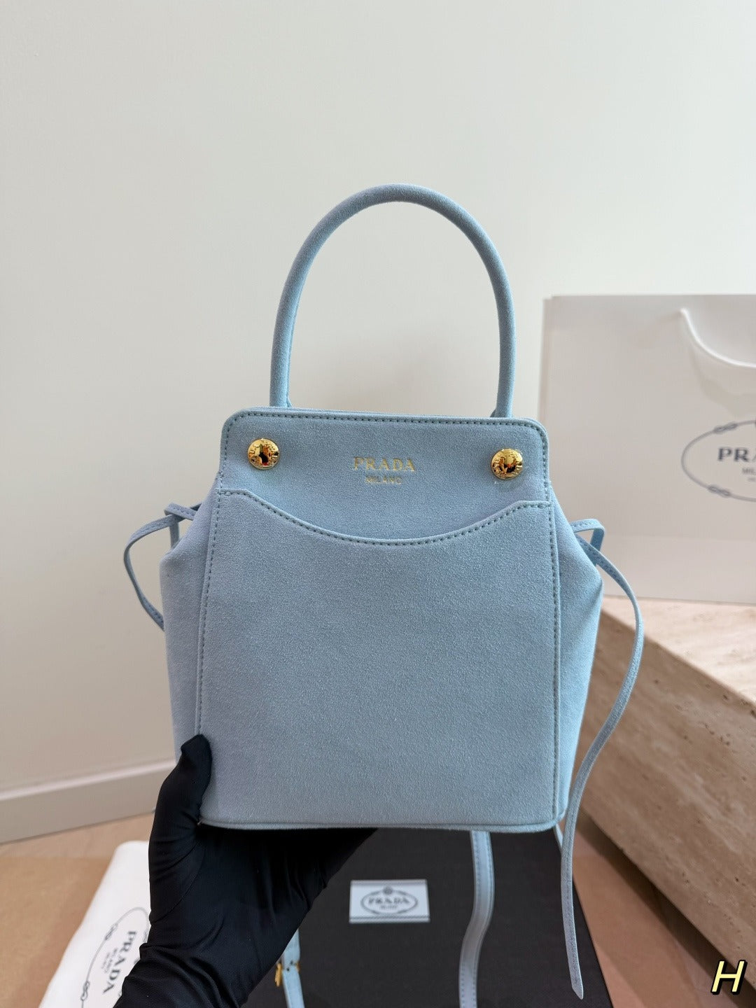 Prada Suede Handbag