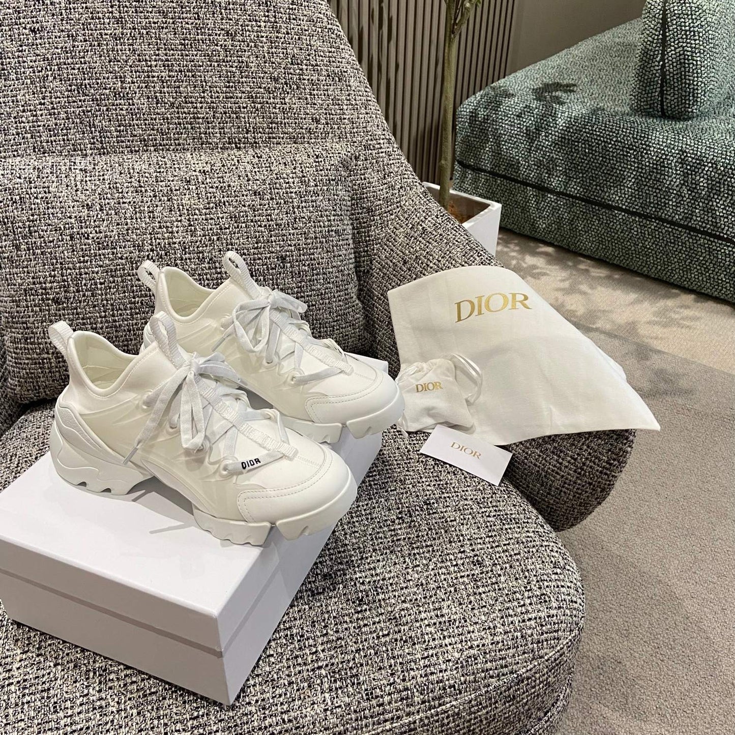Dior Leather Logo Sneakers
