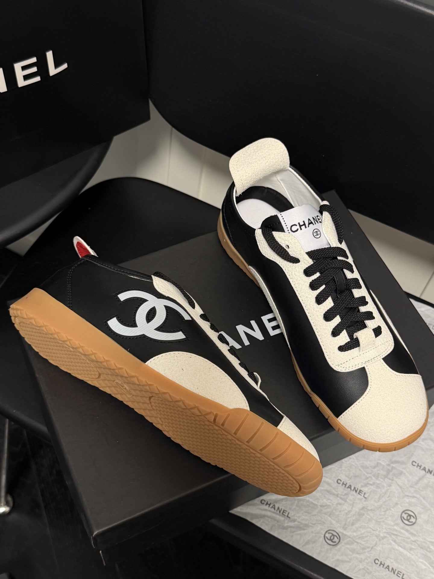 Chanel Leather Sneakers