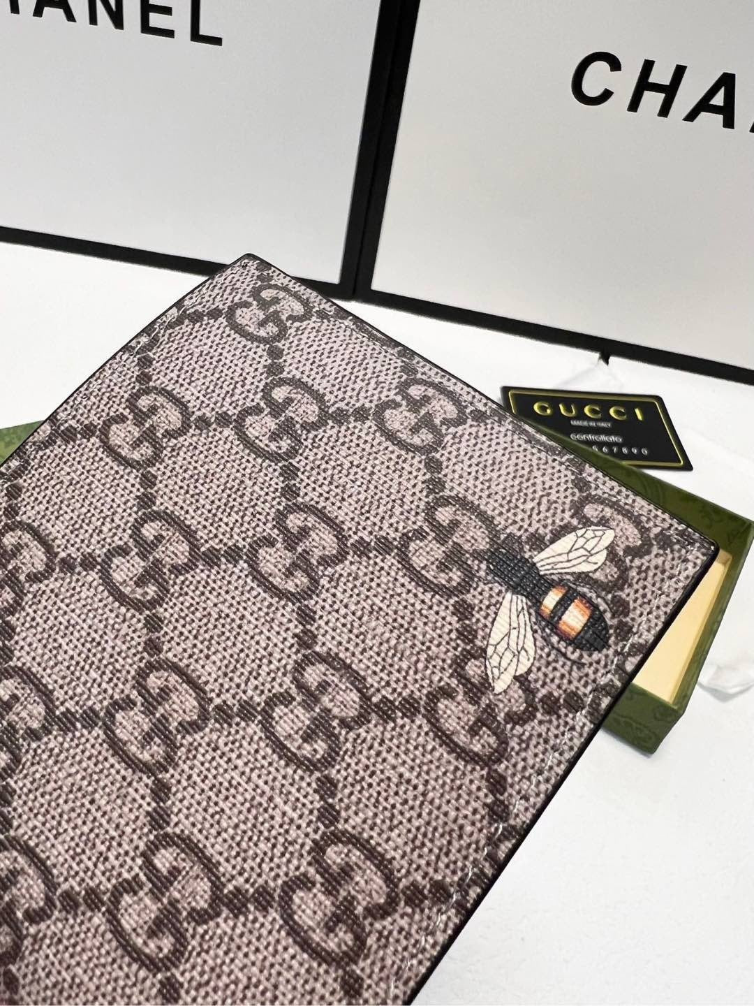 Gucci Black Bee Wallet