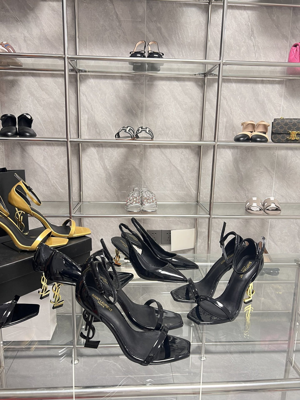 Saint Laurent Leather Heels