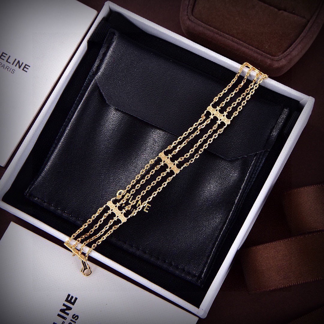 Celine Brass Bracelet