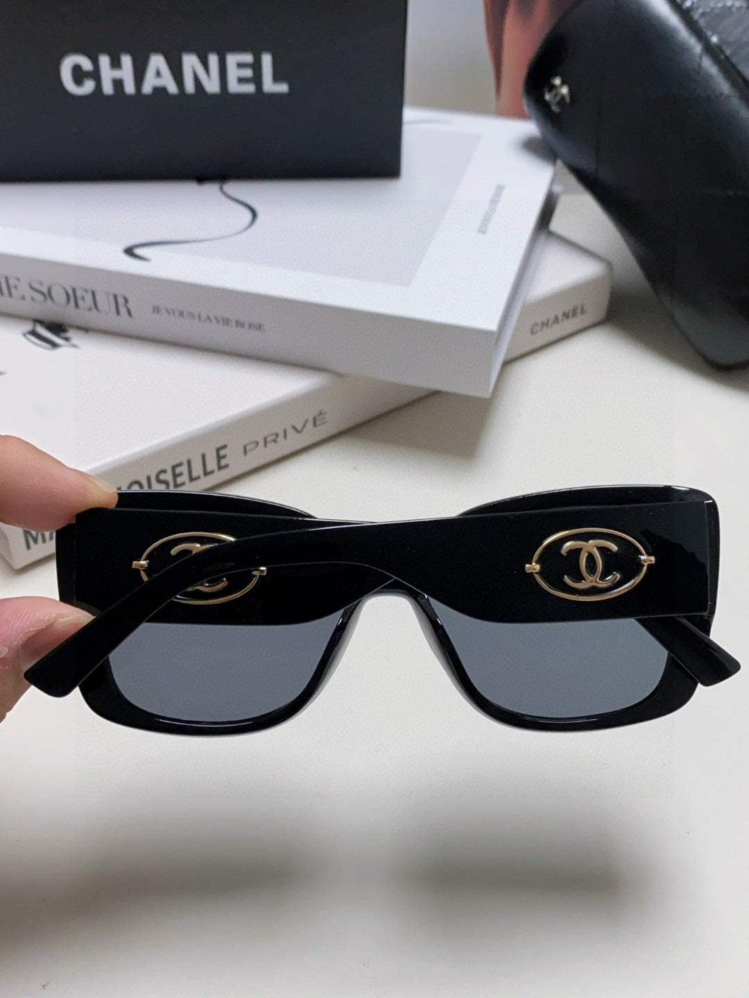 Chanel Logo Sunglasses