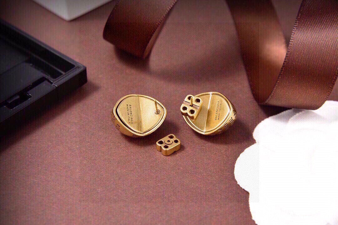 Balenciaga Brass Earrings