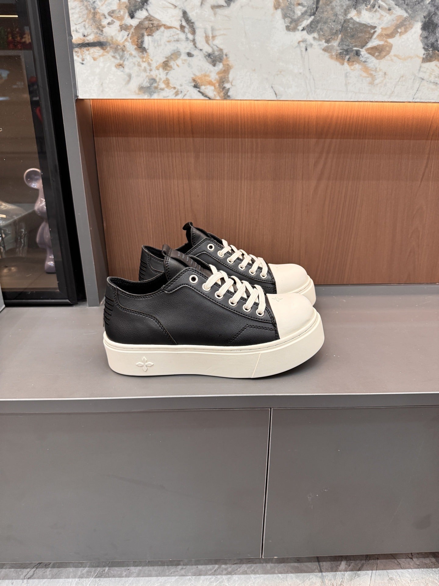 Unbranded Lambskin Leather Printed Shoes