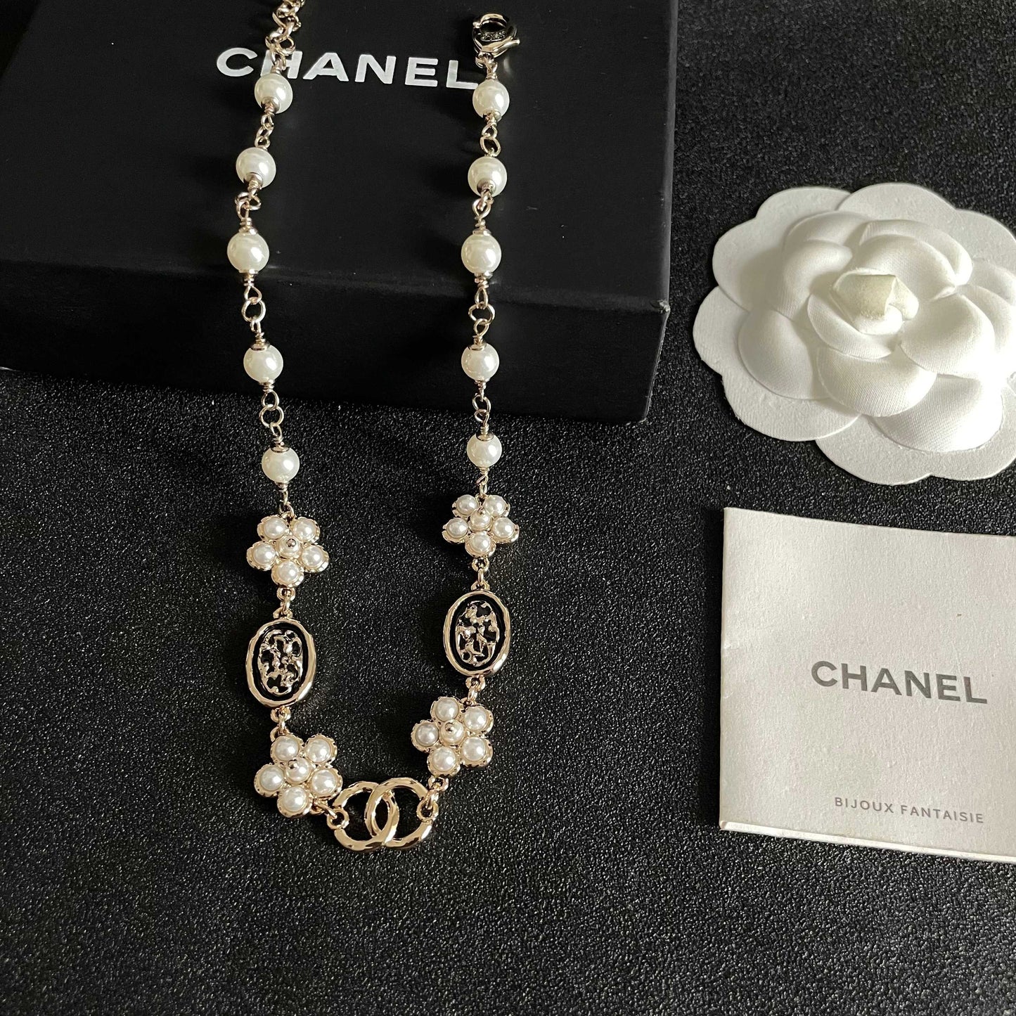 Chanel Logo Necklace