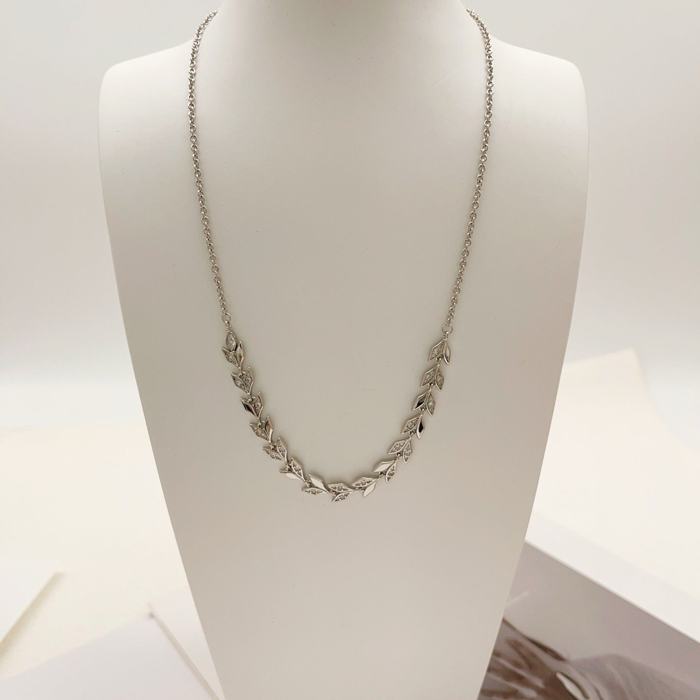 Tiffany & Co. Silver Brass Necklace